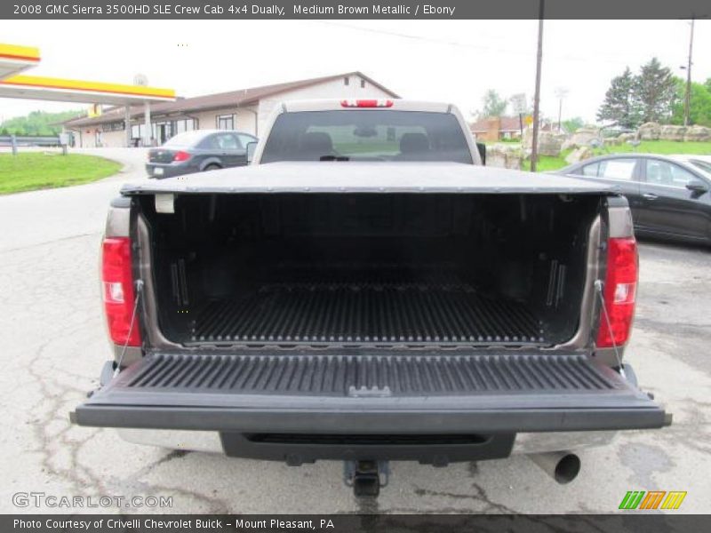 Medium Brown Metallic / Ebony 2008 GMC Sierra 3500HD SLE Crew Cab 4x4 Dually