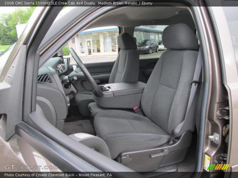 Medium Brown Metallic / Ebony 2008 GMC Sierra 3500HD SLE Crew Cab 4x4 Dually