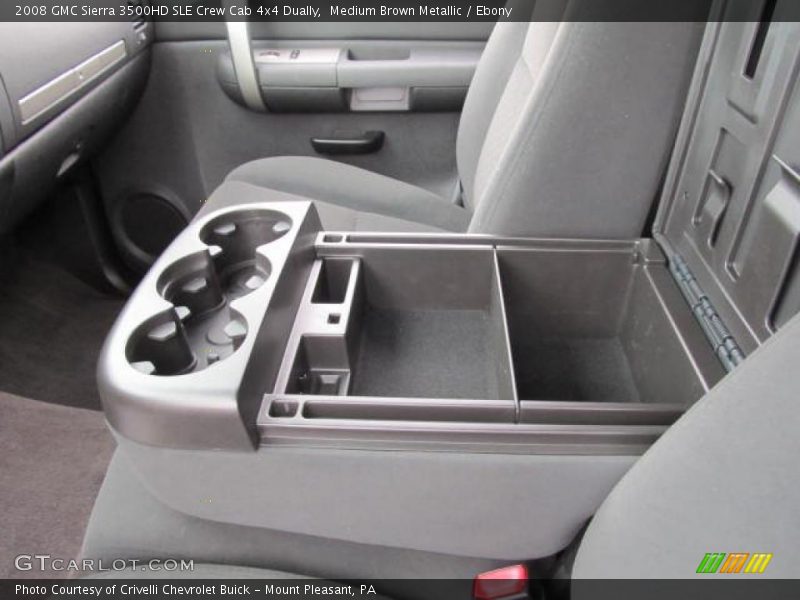 Medium Brown Metallic / Ebony 2008 GMC Sierra 3500HD SLE Crew Cab 4x4 Dually