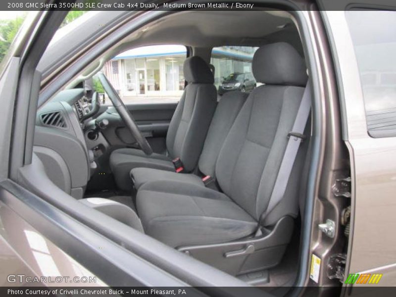 Medium Brown Metallic / Ebony 2008 GMC Sierra 3500HD SLE Crew Cab 4x4 Dually