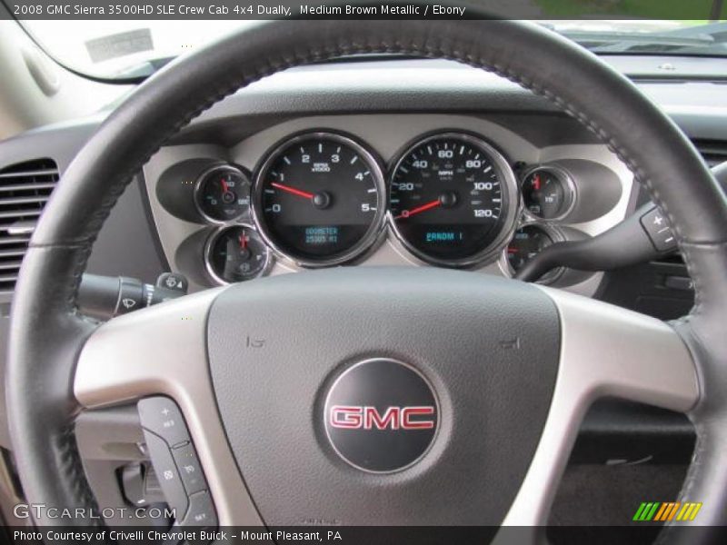 Medium Brown Metallic / Ebony 2008 GMC Sierra 3500HD SLE Crew Cab 4x4 Dually