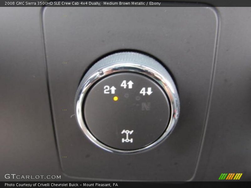 Medium Brown Metallic / Ebony 2008 GMC Sierra 3500HD SLE Crew Cab 4x4 Dually