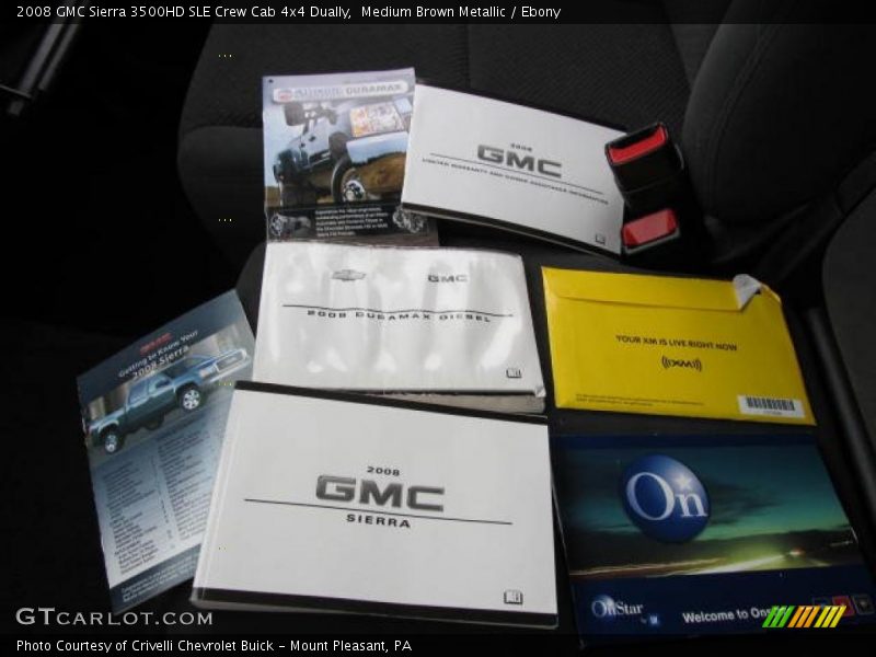 Medium Brown Metallic / Ebony 2008 GMC Sierra 3500HD SLE Crew Cab 4x4 Dually