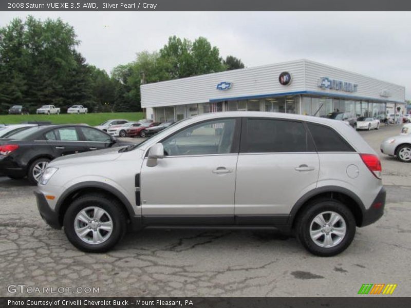 Silver Pearl / Gray 2008 Saturn VUE XE 3.5 AWD