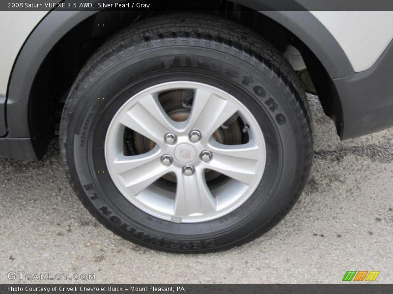 Silver Pearl / Gray 2008 Saturn VUE XE 3.5 AWD