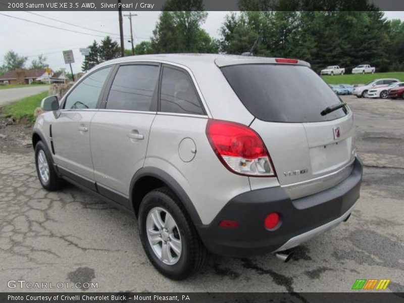 Silver Pearl / Gray 2008 Saturn VUE XE 3.5 AWD