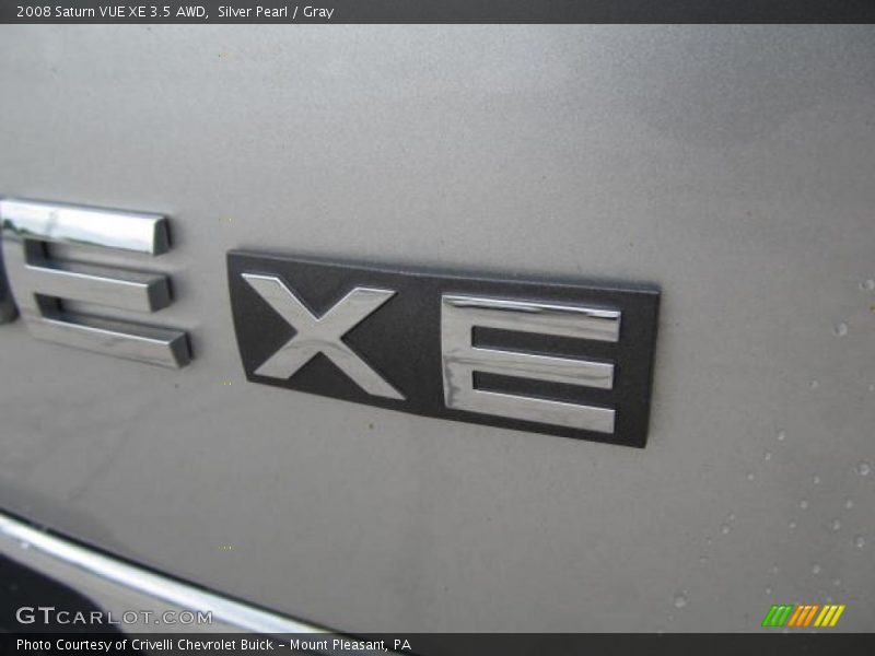 Silver Pearl / Gray 2008 Saturn VUE XE 3.5 AWD