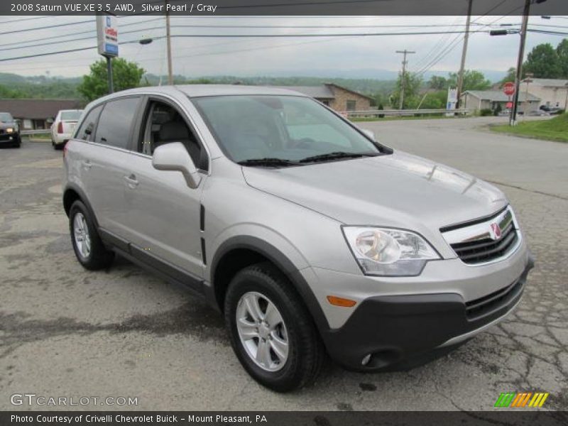 Silver Pearl / Gray 2008 Saturn VUE XE 3.5 AWD