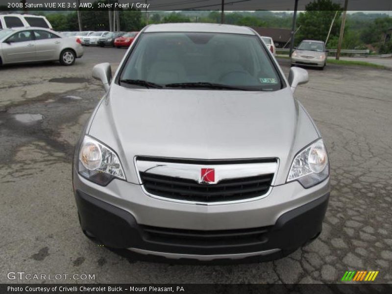 Silver Pearl / Gray 2008 Saturn VUE XE 3.5 AWD