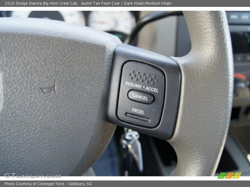 Austin Tan Pearl Coat / Dark Khaki/Medium Khaki 2010 Dodge Dakota Big Horn Crew Cab