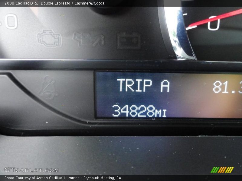 Double Espresso / Cashmere/Cocoa 2008 Cadillac DTS