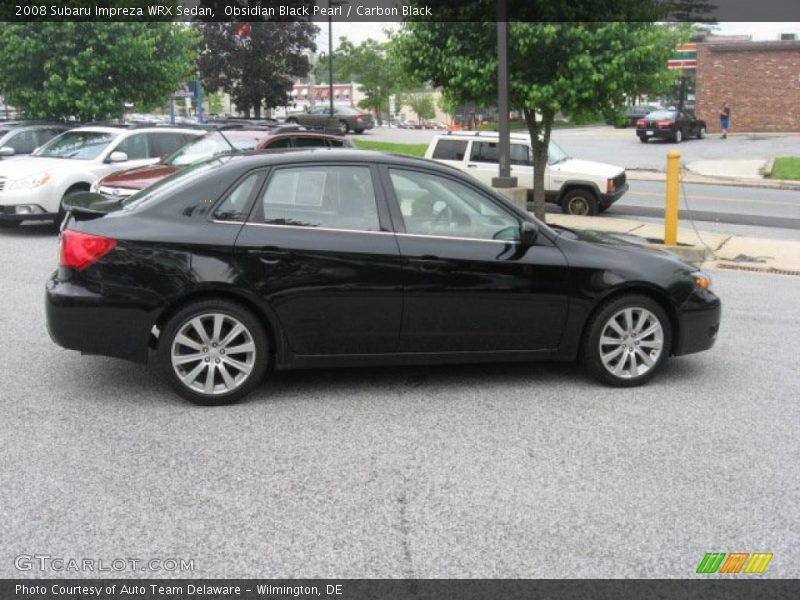 Obsidian Black Pearl / Carbon Black 2008 Subaru Impreza WRX Sedan