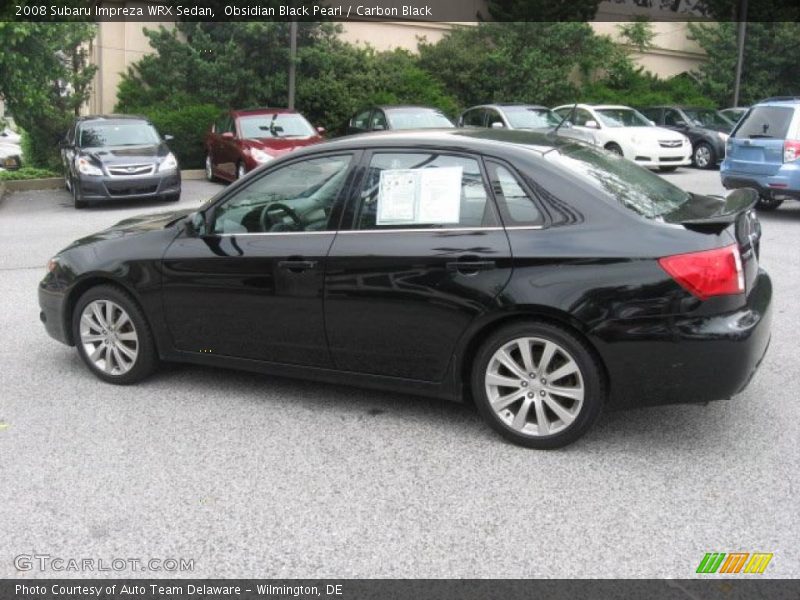 Obsidian Black Pearl / Carbon Black 2008 Subaru Impreza WRX Sedan
