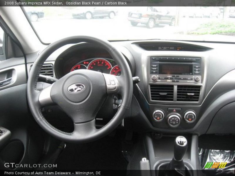 Dashboard of 2008 Impreza WRX Sedan