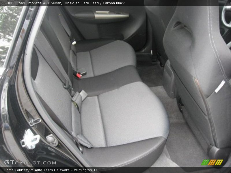  2008 Impreza WRX Sedan Carbon Black Interior
