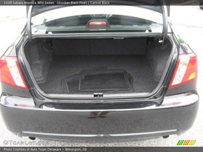 Obsidian Black Pearl / Carbon Black 2008 Subaru Impreza WRX Sedan