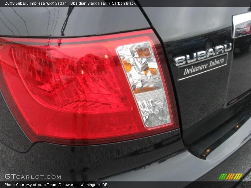 Obsidian Black Pearl / Carbon Black 2008 Subaru Impreza WRX Sedan