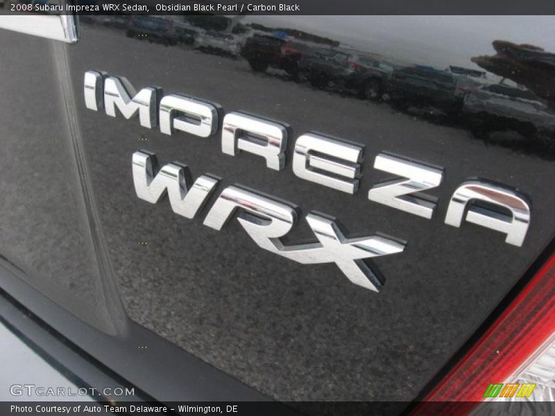 Obsidian Black Pearl / Carbon Black 2008 Subaru Impreza WRX Sedan