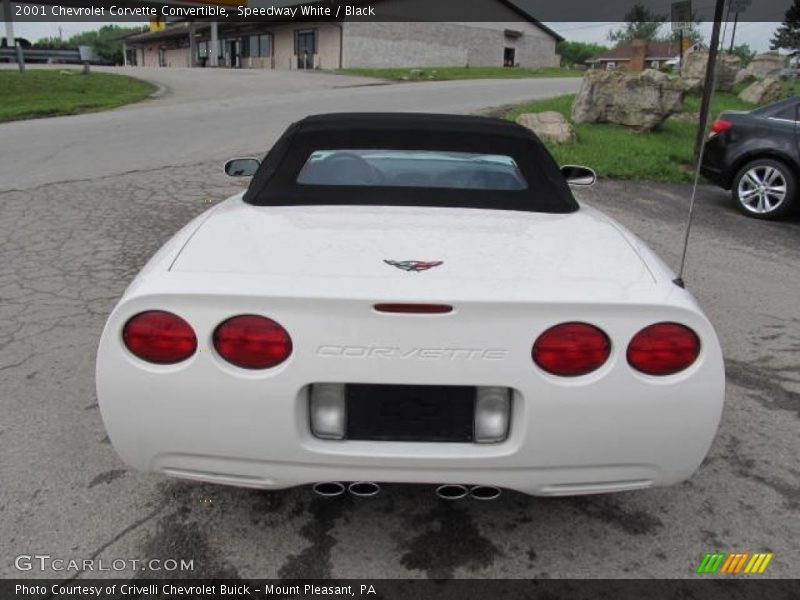 Speedway White / Black 2001 Chevrolet Corvette Convertible
