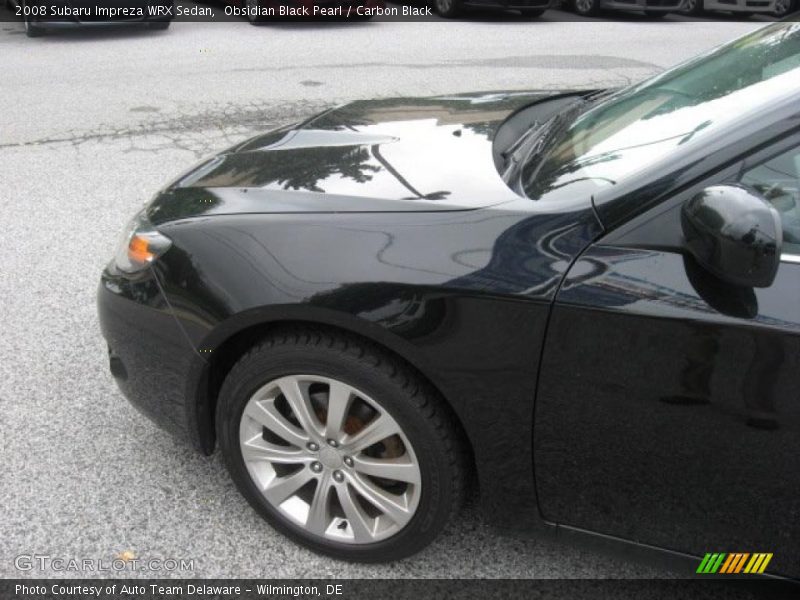 Obsidian Black Pearl / Carbon Black 2008 Subaru Impreza WRX Sedan