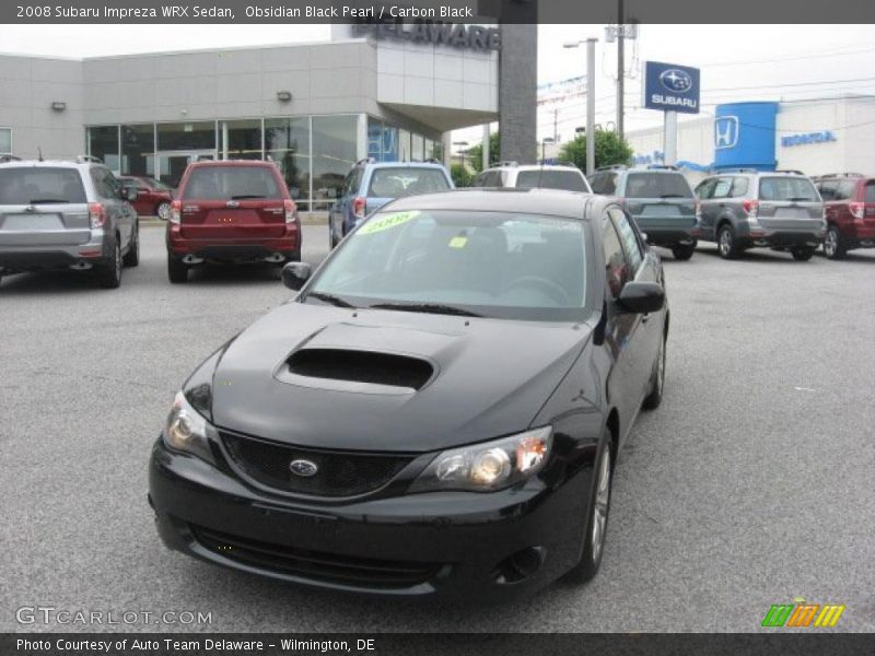 Obsidian Black Pearl / Carbon Black 2008 Subaru Impreza WRX Sedan