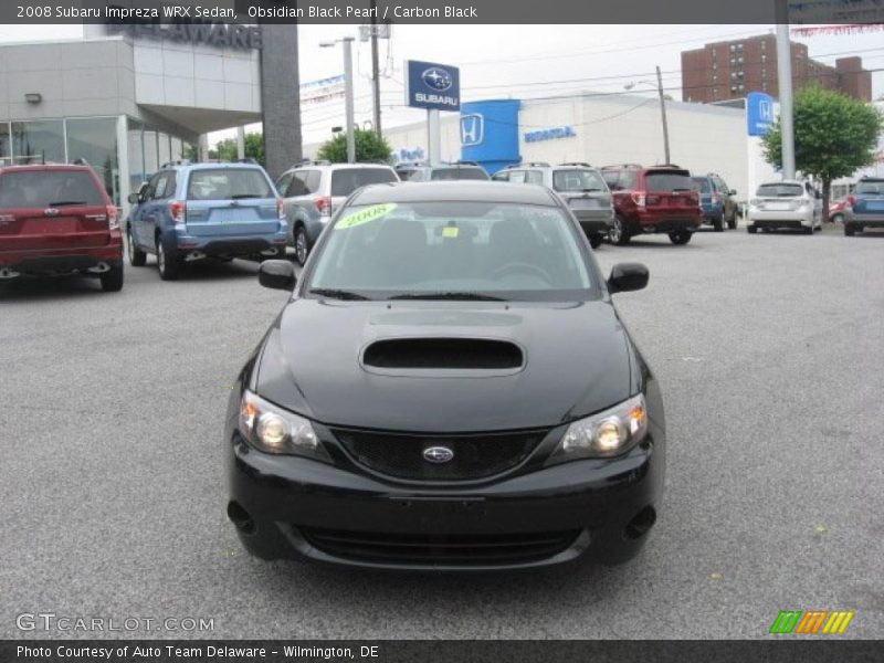 Obsidian Black Pearl / Carbon Black 2008 Subaru Impreza WRX Sedan