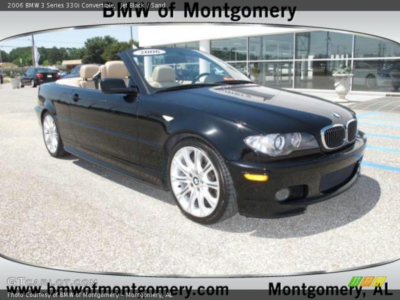 Jet Black / Sand 2006 BMW 3 Series 330i Convertible