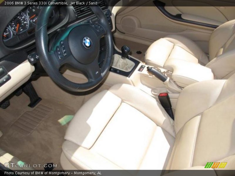 Jet Black / Sand 2006 BMW 3 Series 330i Convertible