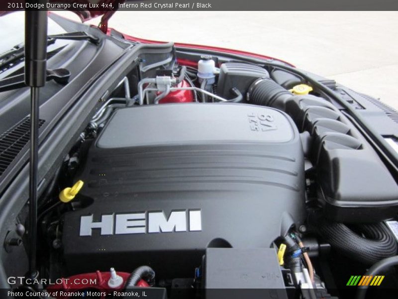  2011 Durango Crew Lux 4x4 Engine - 5.7 Liter HEMI OHV 16-Valve VVT MDS V8