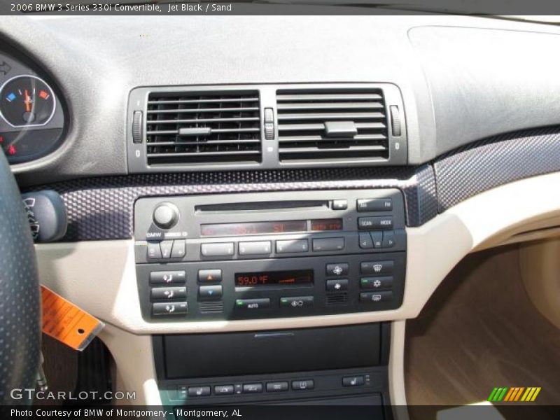 Jet Black / Sand 2006 BMW 3 Series 330i Convertible