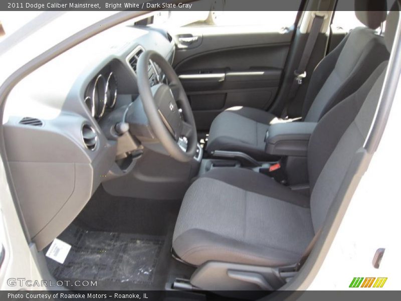 Bright White / Dark Slate Gray 2011 Dodge Caliber Mainstreet