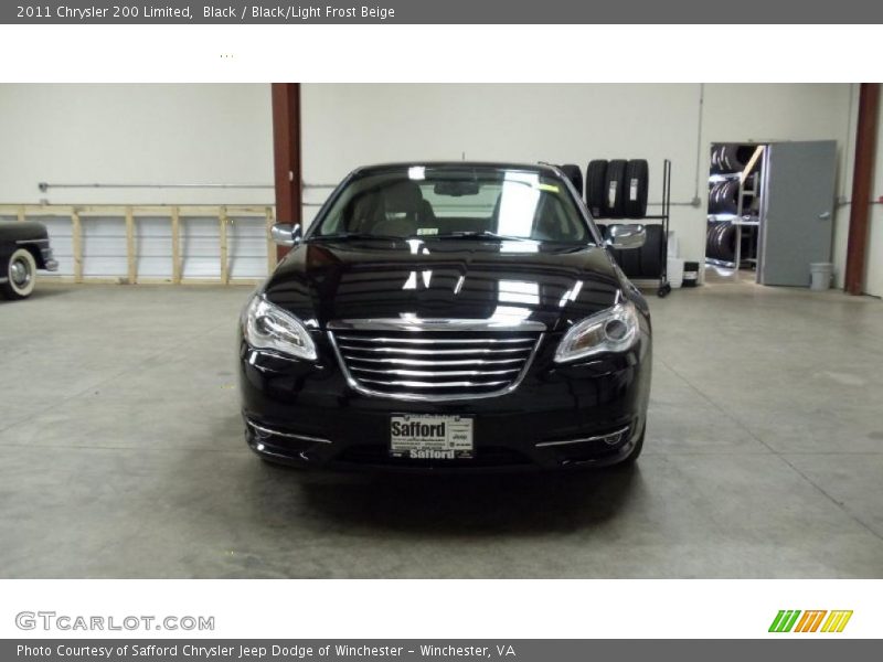 Black / Black/Light Frost Beige 2011 Chrysler 200 Limited