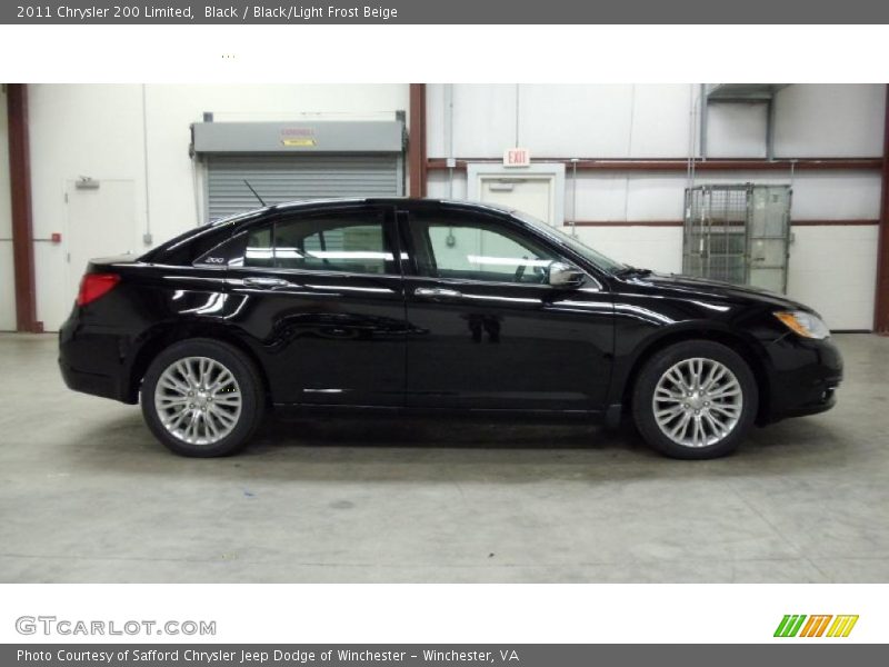 Black / Black/Light Frost Beige 2011 Chrysler 200 Limited