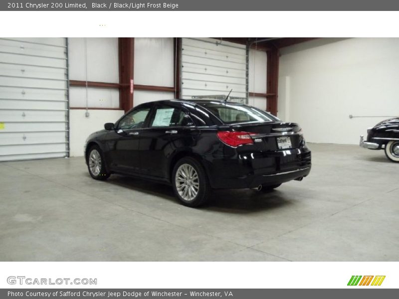 Black / Black/Light Frost Beige 2011 Chrysler 200 Limited