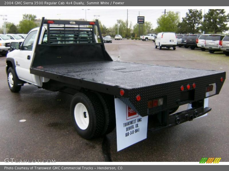 Summit White / Pewter 2004 GMC Sierra 3500 Regular Cab 4x4 Dually
