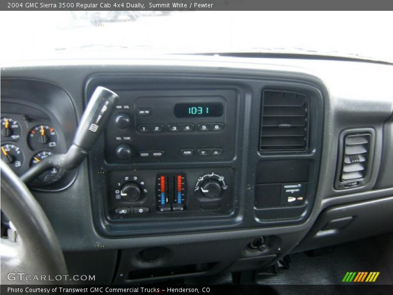 Summit White / Pewter 2004 GMC Sierra 3500 Regular Cab 4x4 Dually