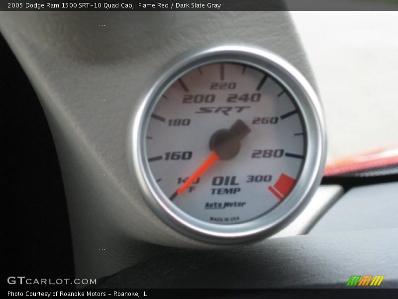 Flame Red / Dark Slate Gray 2005 Dodge Ram 1500 SRT-10 Quad Cab