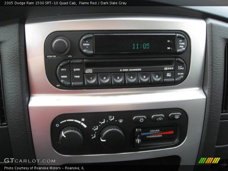 Flame Red / Dark Slate Gray 2005 Dodge Ram 1500 SRT-10 Quad Cab