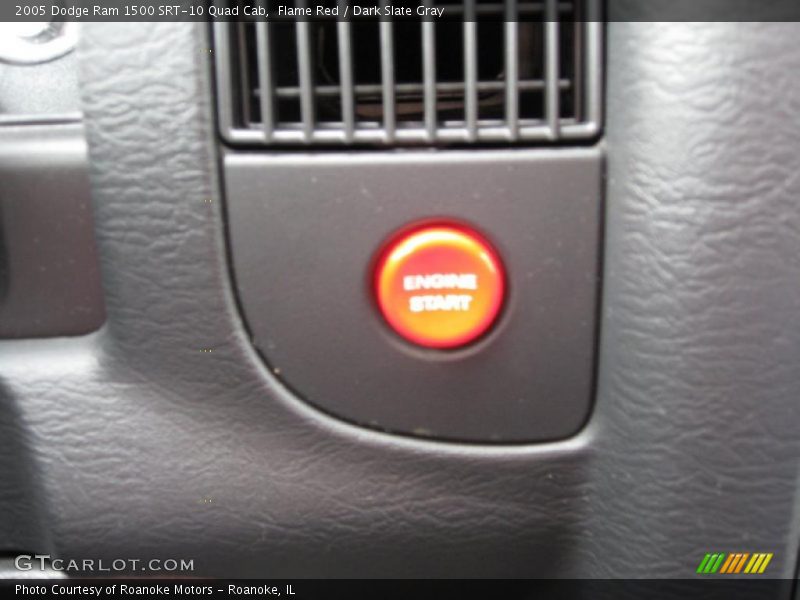 Flame Red / Dark Slate Gray 2005 Dodge Ram 1500 SRT-10 Quad Cab