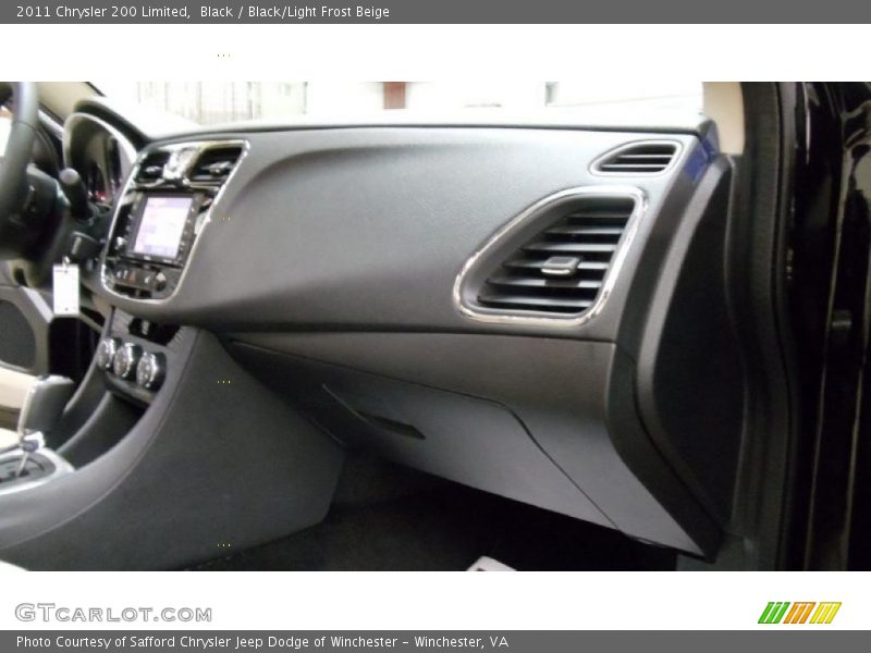 Black / Black/Light Frost Beige 2011 Chrysler 200 Limited