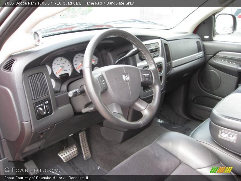  2005 Ram 1500 SRT-10 Quad Cab Dark Slate Gray Interior