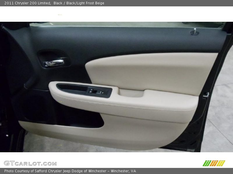 Black / Black/Light Frost Beige 2011 Chrysler 200 Limited