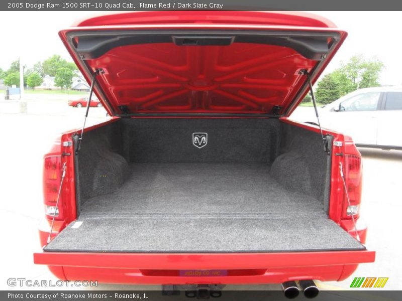 Flame Red / Dark Slate Gray 2005 Dodge Ram 1500 SRT-10 Quad Cab