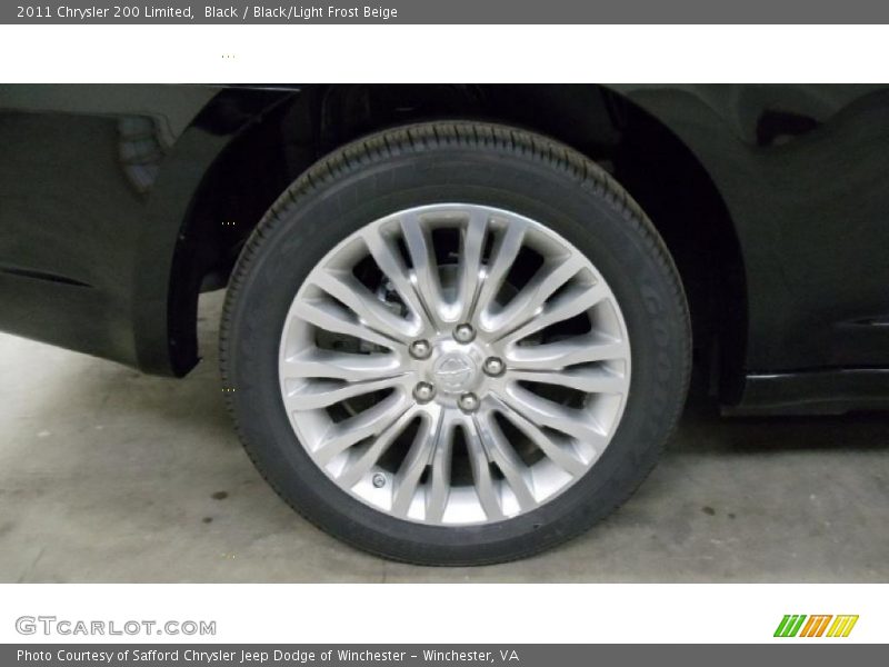 Black / Black/Light Frost Beige 2011 Chrysler 200 Limited