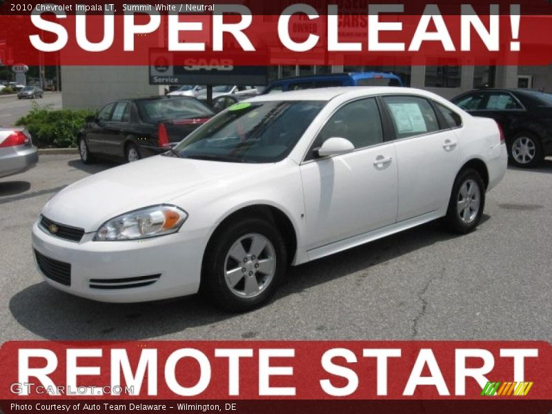 Summit White / Neutral 2010 Chevrolet Impala LT