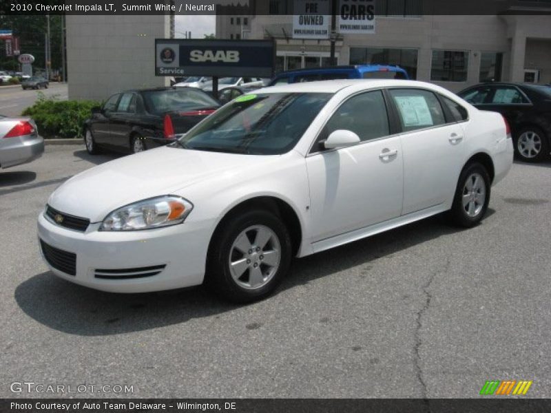 Summit White / Neutral 2010 Chevrolet Impala LT