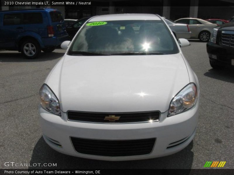 Summit White / Neutral 2010 Chevrolet Impala LT