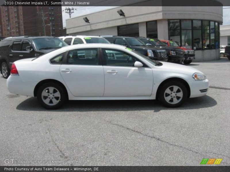 Summit White / Neutral 2010 Chevrolet Impala LT