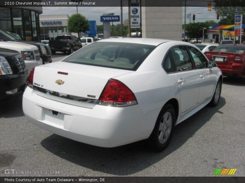 Summit White / Neutral 2010 Chevrolet Impala LT