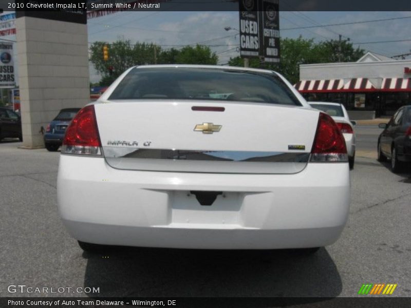 Summit White / Neutral 2010 Chevrolet Impala LT